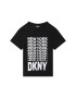 DKNY Tricou D35S76 D Negru Regular Fit - Pled.ro