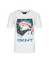 DKNY Tricou P0DBFCNA Alb Regular Fit - Pled.ro