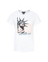 DKNY Tricou P0DBICNA Alb Regular Fit - Pled.ro