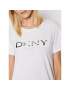 DKNY Tricou P0DH7CNA Alb Regular Fit - Pled.ro