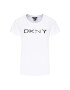 DKNY Tricou P0DH7CNA Alb Regular Fit - Pled.ro