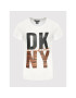 DKNY Tricou P1HPVDNA Alb Regular Fit - Pled.ro