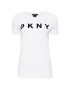 DKNY Tricou W3276CNA Alb Regular Fit - Pled.ro