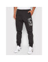 EA7 Emporio Armani Pantaloni trening 6LPP91 PJ07Z 1200 Negru Regular Fit - Pled.ro