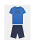 EA7 Emporio Armani Set tricou și pantaloni scurți sport 3RBV01 BJ02Z 25BL Bleumarin Regular Fit - Pled.ro