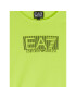 EA7 Emporio Armani Set tricou și pantaloni scurți sport 3RBV01 BJ02Z 28BK Verde Regular Fit - Pled.ro