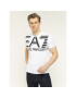 EA7 Emporio Armani Tricou 3HPT09 PJ02Z 1100 Alb Regular Fit - Pled.ro