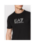 EA7 Emporio Armani Tricou 3LPT39 PJ02Z 1200 Negru Regular Fit - Pled.ro