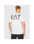 EA7 Emporio Armani Tricou 6KPT51 PJCPZ 1100 Alb Regular Fit - Pled.ro