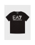 EA7 Emporio Armani Tricou 6LBT58 BJ02Z 1200 Negru Regular Fit - Pled.ro