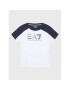 EA7 Emporio Armani Tricou 6LBT64 BJ02Z 1100 Alb Regular Fit - Pled.ro