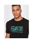 EA7 Emporio Armani Tricou 6LPT62 PJ03Z 1200 Negru Regular Fit - Pled.ro