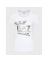 EA7 Emporio Armani Tricou 6LTT27 TJDLZ 1100 Alb Regular Fit - Pled.ro