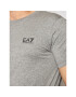 EA7 Emporio Armani Tricou 8NPT51 PJM9Z 3905 Gri Regular Fit - Pled.ro