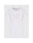 EA7 Emporio Armani Tricou 8NTT24 TJ2HZ 1100 Alb Slim Fit - Pled.ro