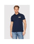 EA7 Emporio Armani Tricou polo 3LPF09 PJ5AZ 1554 Bleumarin Slim Fit - Pled.ro