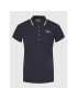 EA7 Emporio Armani Tricou polo 3LTF02 TJ9DZ 1554 Bleumarin Regular Fit - Pled.ro