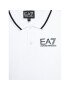 EA7 Emporio Armani Tricou polo 8NBF51 BJ02Z 1100 Alb Regular Fit - Pled.ro