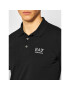 EA7 Emporio Armani Tricou polo 8NPF04 PJM5Z 1200 Negru Regular Fit - Pled.ro