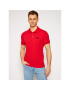 EA7 Emporio Armani Tricou polo 8NPF04 PJM5Z 1451 Roșu Regular Fit - Pled.ro