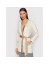 Elisabetta Franchi Cardigan MK-53S-16E2-V350 Bej Regular Fit - Pled.ro