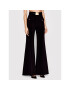 Elisabetta Franchi Pantaloni din material PA-013-16E3-V360 Negru Relaxed Fit - Pled.ro