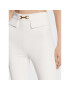 Elisabetta Franchi Pantaloni din material PA-023-26E2-V250 Bej Slim Fit - Pled.ro