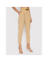 Elisabetta Franchi Pantaloni din material PA-391-16E2-V280 Bej Regular Fit - Pled.ro