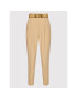 Elisabetta Franchi Pantaloni din material PA-391-16E2-V280 Bej Regular Fit - Pled.ro