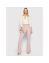 Elisabetta Franchi Pantaloni din material PA-392-16E2-V220 Roz Slim Fit - Pled.ro