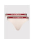 Emporio Armani Underwear Set 2 perechi de chiloți brazilieni 163337 1A227 01212 Roz - Pled.ro