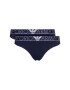 Emporio Armani Underwear Set 2 perechi de chiloți brazilieni 163337 1P227 27435 Bleumarin - Pled.ro