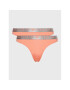 Emporio Armani Underwear Set 2 perechi de chiloți brazilieni 163337 3R235 02662 Portocaliu - Pled.ro