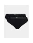 Emporio Armani Underwear Set 2 perechi de chiloți de damă 163334 3F223 00020 Negru - Pled.ro