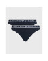 Emporio Armani Underwear Set 2 perechi de chiloți de damă clasici 163334 3R227 00135 Bleumarin - Pled.ro