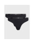 Emporio Armani Underwear Set 2 perechi de chiloți tanga 163333 3R223 00020 Negru - Pled.ro