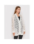 Ermanno Firenze Cardigan D40EN004E23 Alb Regular Fit - Pled.ro