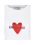 Ermanno Firenze Tricou D42EL023EK4 Alb Regular Fit - Pled.ro