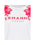 Ermanno Firenze Tricou D42EL068EE7 Alb Regular Fit - Pled.ro