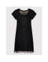 Etam Cămașă de noapte Warm Day 6485853 Negru Regular Fit - Pled.ro