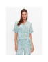 Etam Cămașă pijama 6539392 Verde Regular Fit - Pled.ro