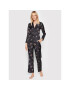 Etam Cămașă pijama Asthro 6531061 Negru Regular Fit - Pled.ro