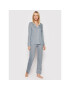 Etam Cămașă pijama Warm Day 6515995 Albastru Regular Fit - Pled.ro