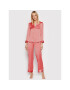 Etam Pantaloni pijama Gia 6530732 Roz Regular Fit - Pled.ro