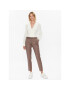 Fabiana Filippi Pantaloni din material PADP02W361 Maro Regular Fit - Pled.ro