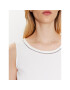 Fabiana Filippi Top JED273W150 Alb Regular Fit - Pled.ro