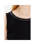 Fabiana Filippi Top JED273W150 Negru Regular Fit - Pled.ro