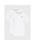 Fila Set 2 tricouri Bari FAW0139 Alb Regular Fit - Pled.ro