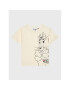 Fila Tricou Tom & Jerry Toyama FAK0111 Bej Regular Fit - Pled.ro