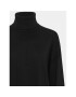 Fransa Bluză cu gât 20612741 Negru Relaxed Fit - Pled.ro